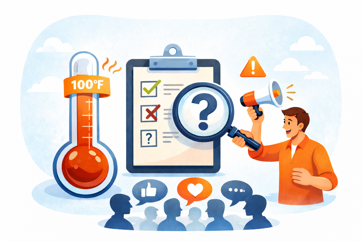 Prise de température